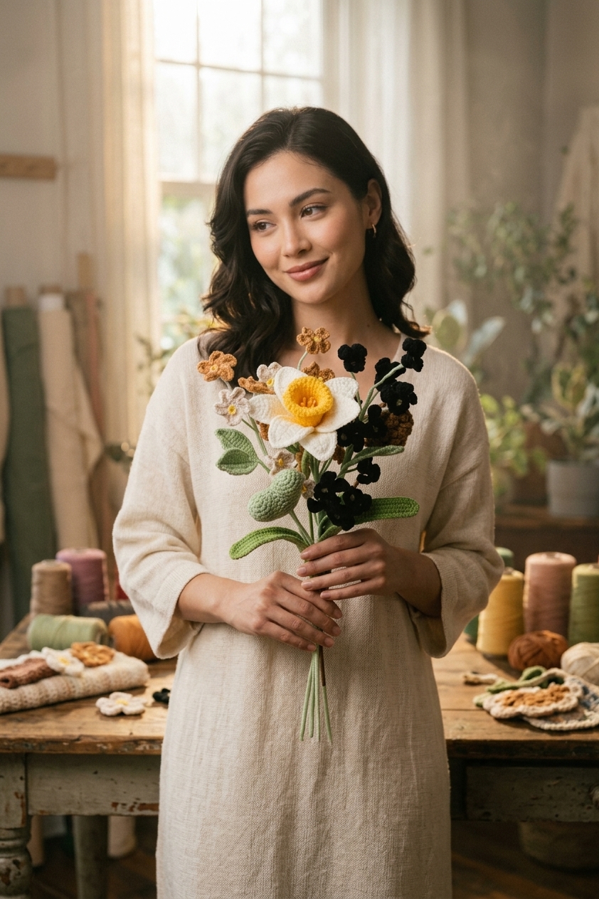 Bloom Craft Handcrafted Crochet Flower Bouquet Collection product photo 2